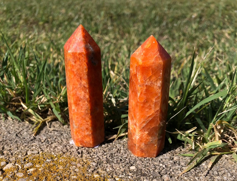 Punta generador Calcita Naranja